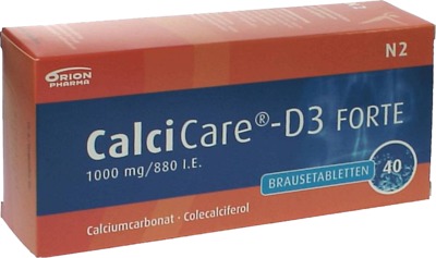 CalciCare-D3 FORTE 1000mg/880 I.E. 40 St Brausetabletten