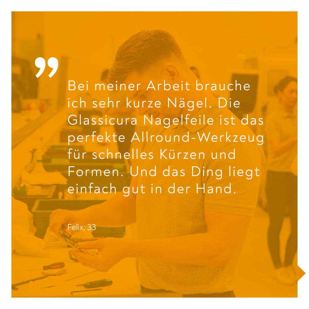 BIO-H-TIN Glassicura Nagelfeile 1 St