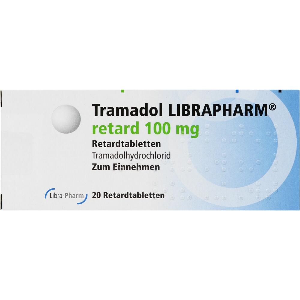 Tramadol LIBRAPHARM retard 100mg 20 St Retard-Tabletten
