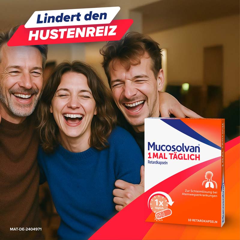 MUCOSOLVAN 1x t&auml;glich Retardkapseln Schleiml&ouml;ser  10 St Retard-Kapseln