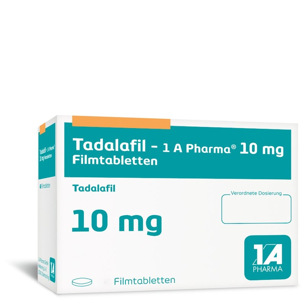 TADALAFIL-1 A Pharma 10 mg Filmtabletten 12 St Filmtabletten