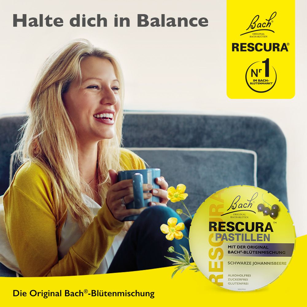 Bachblüten RESCURA Pastillen, Zitrone 50 g Pastillen