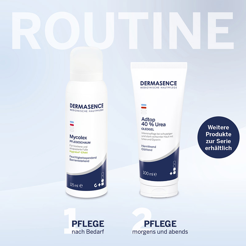 DERMASENCE Mycolex PFLEGESCHAUM 125 ml Schaum