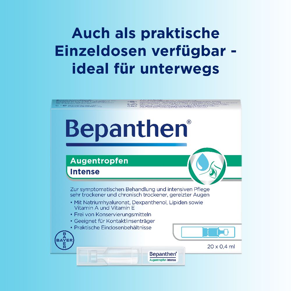 Bepanthen Augentropfen Intense 10 ml Augentropfen