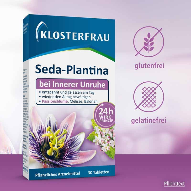 KLOSTERFRAU Seda-Plantina Innere Ruhe 30 St Überzogene Tabletten