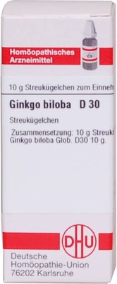 GINKGO BILOBA D 30 Globuli 10 g Globuli