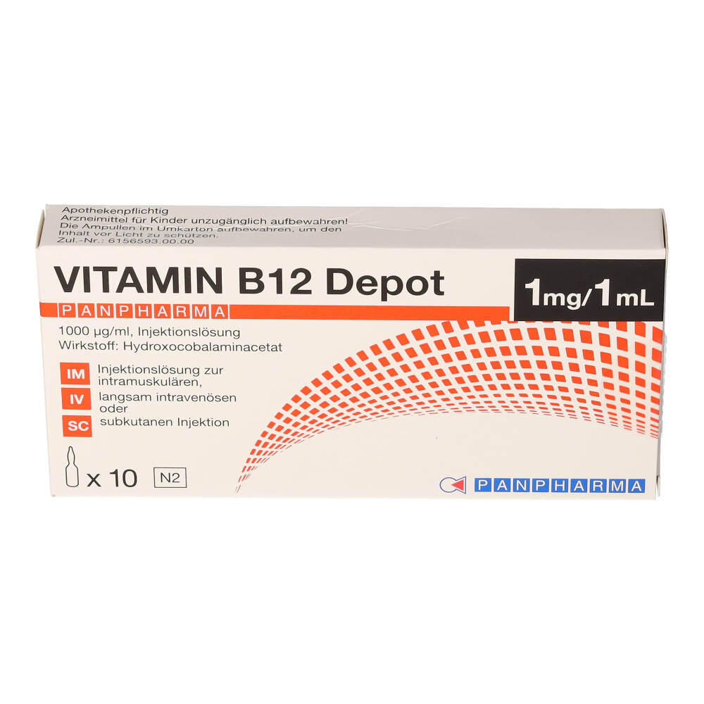 VITAMIN B12 Depot 1000UG 10X1 ml Injektionslösung
