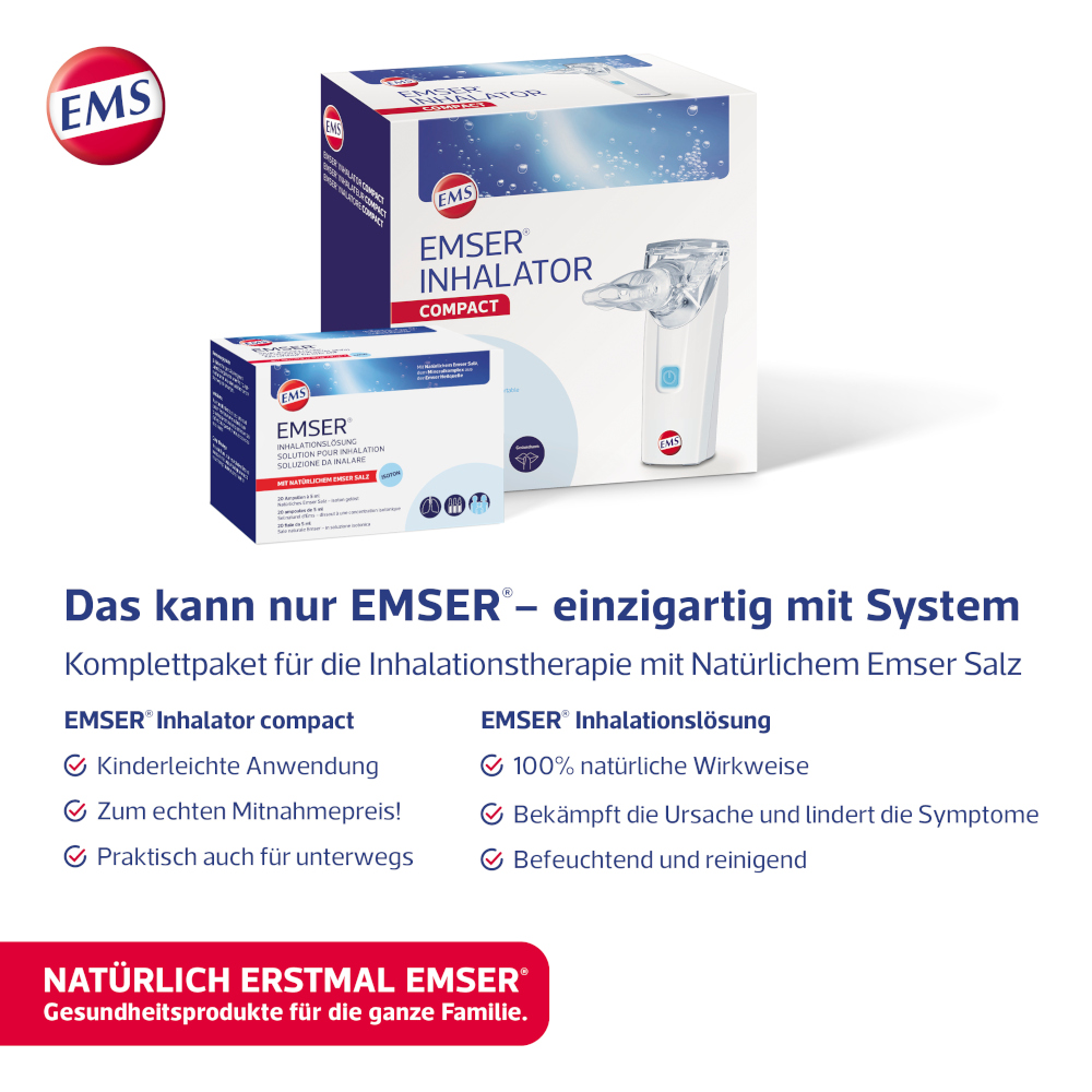 EMSER Inhalationsl&ouml;sung 20 St Inhalationsampullen