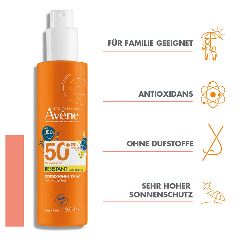 Avène Kinder-Sonnenspray SPF 50+  200 ml Spray