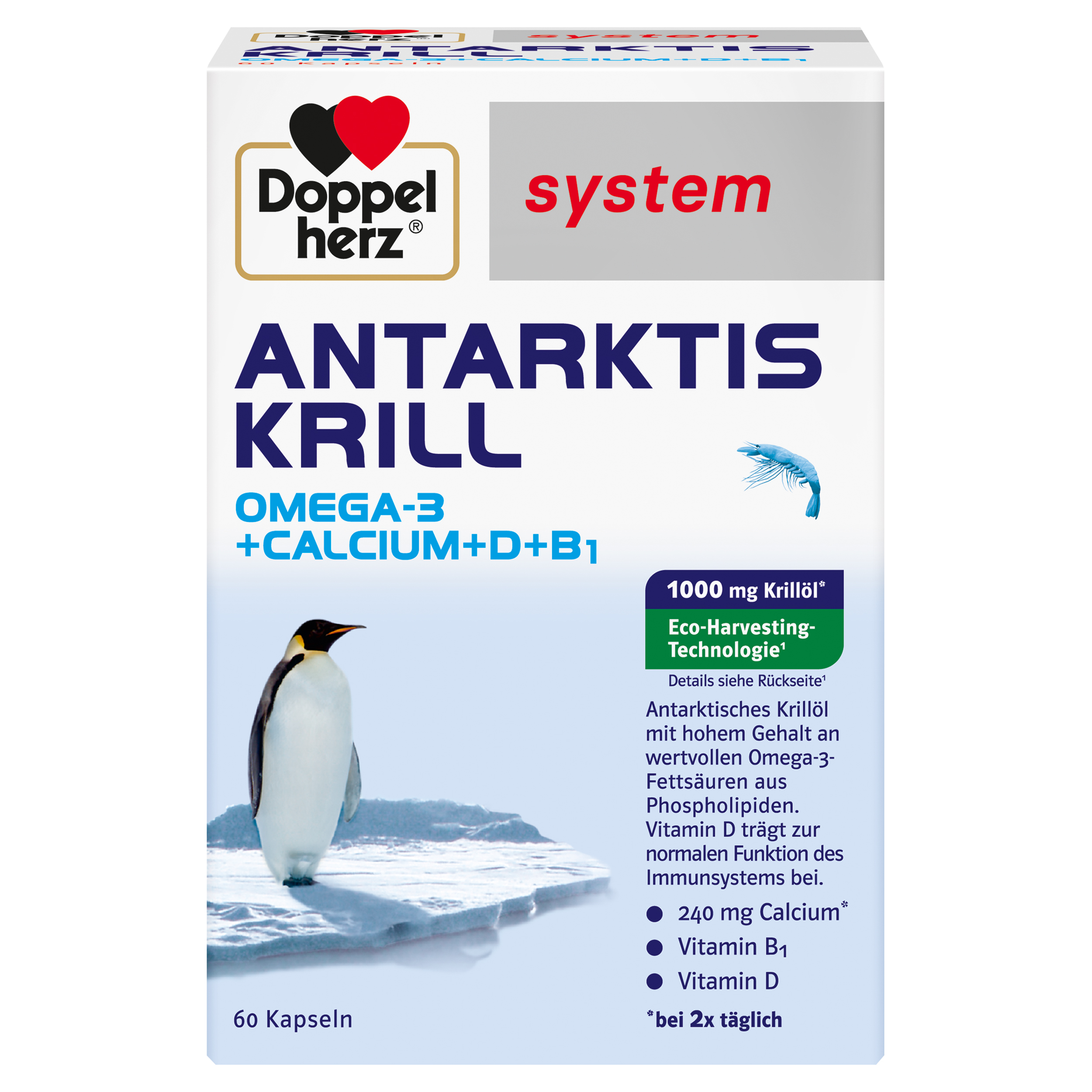 Doppelherz system Antarktis Krill  60 St Kapseln