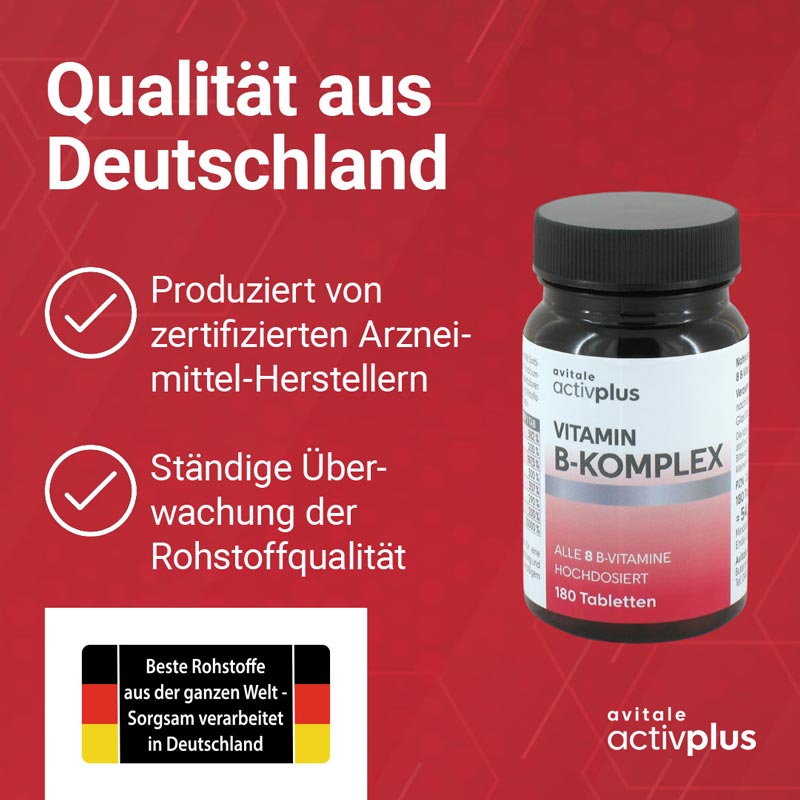 avitale activplus VITAMIN B-KOMPLEX 180 St Tabletten
