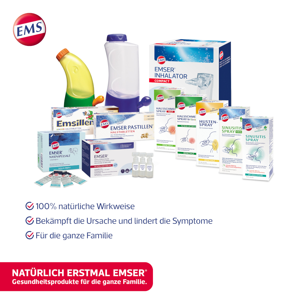 EMSER Inhalationsl&ouml;sung 20 St Inhalationsampullen