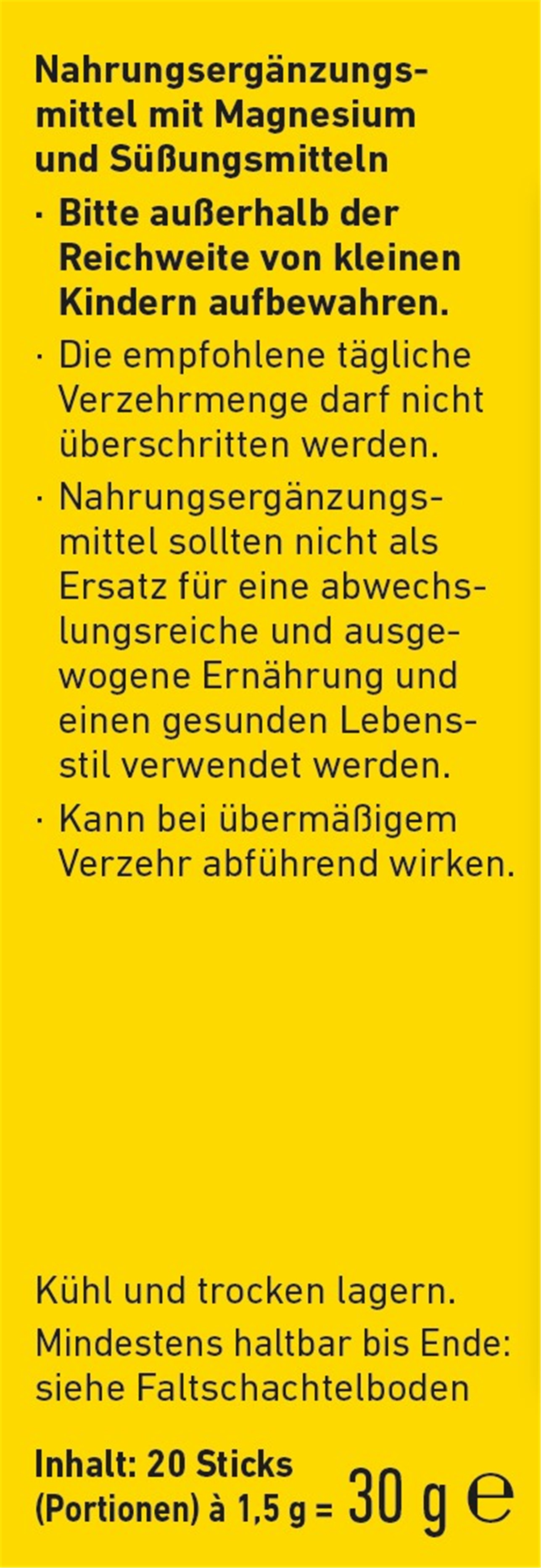 WEPA MAGNESIUM DIREKT 20 St Pulver