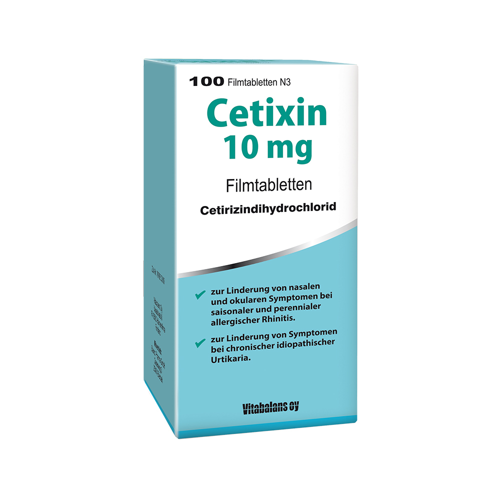 Cetixin 10mg 100 St Filmtabletten