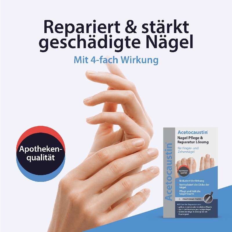 Acetocaustin Nagel Pflege & Reparatur Lösung 9 ml Lösung