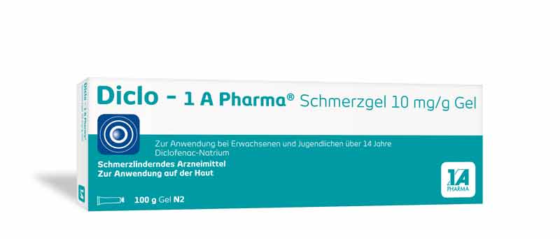 Diclo -1 A Pharma Schmerzgel 10 mg/g 100 g Gel