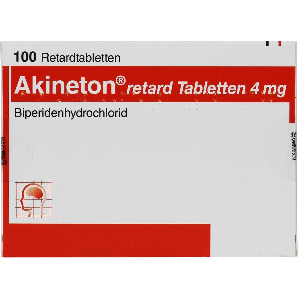 Akineton 4mg retard 100 St Retard-Tabletten