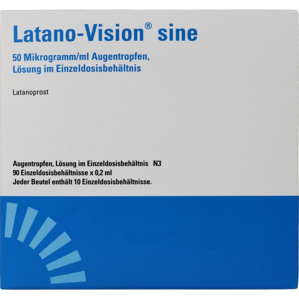 Latano-Vision sine 50 Mikrogramm 90X0.2 ml Einzeldosispipetten