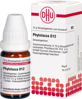 PHYTOLACCA D 12 Globuli 10 g Globuli