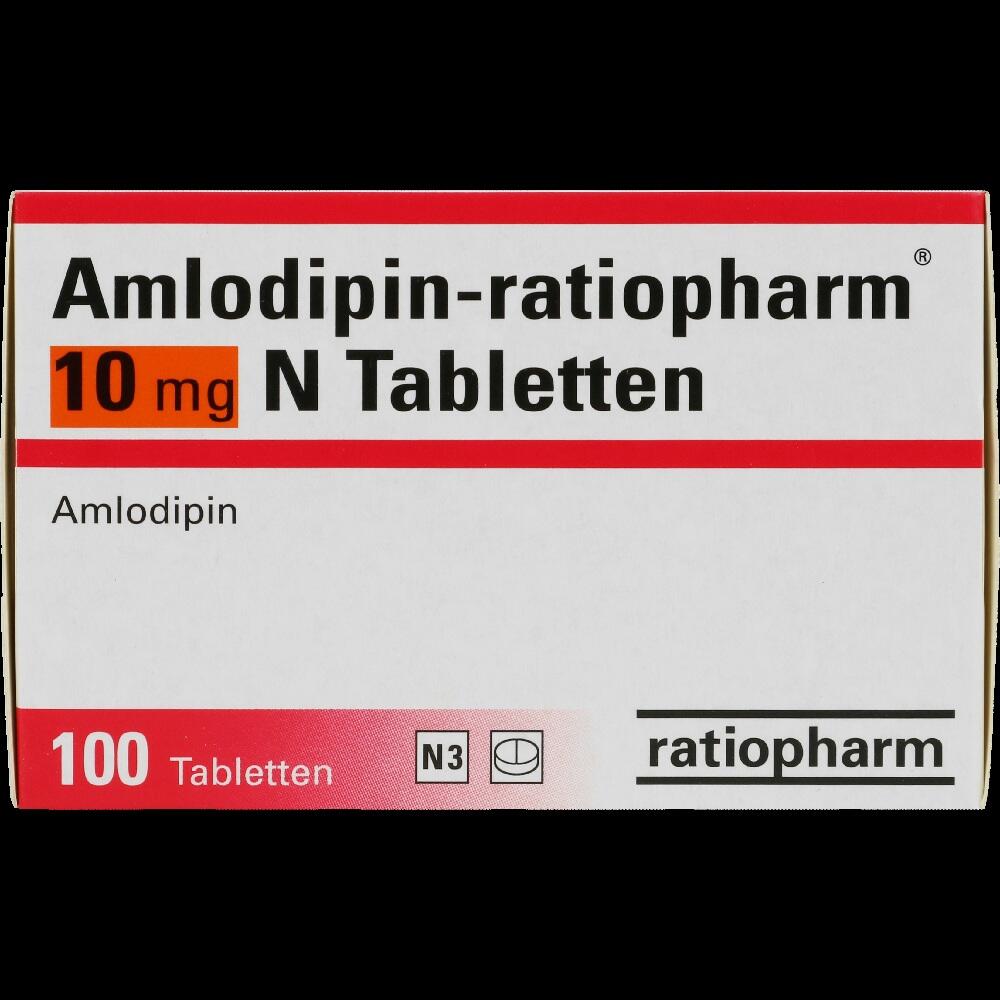 Amlodipin-ratiopharm 10mg N 100 St Tabletten