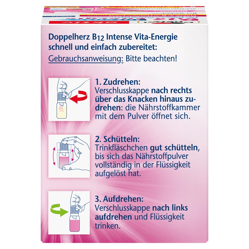 Doppelherz aktiv B12 Intense Vita-Energie 8 St Trinkampullen