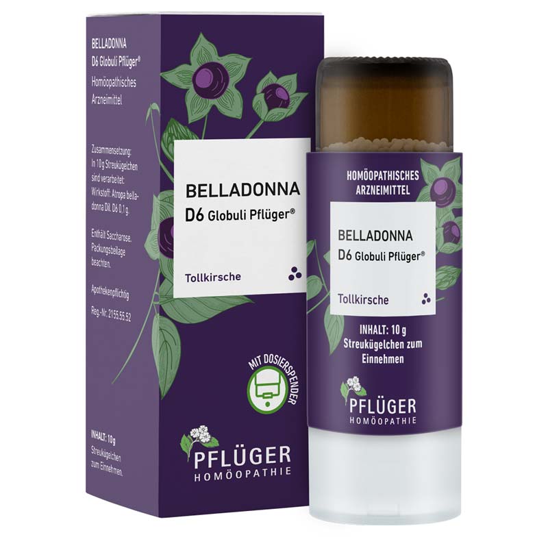 Belladonna D6 Globuli Pflüger 10 g Globuli