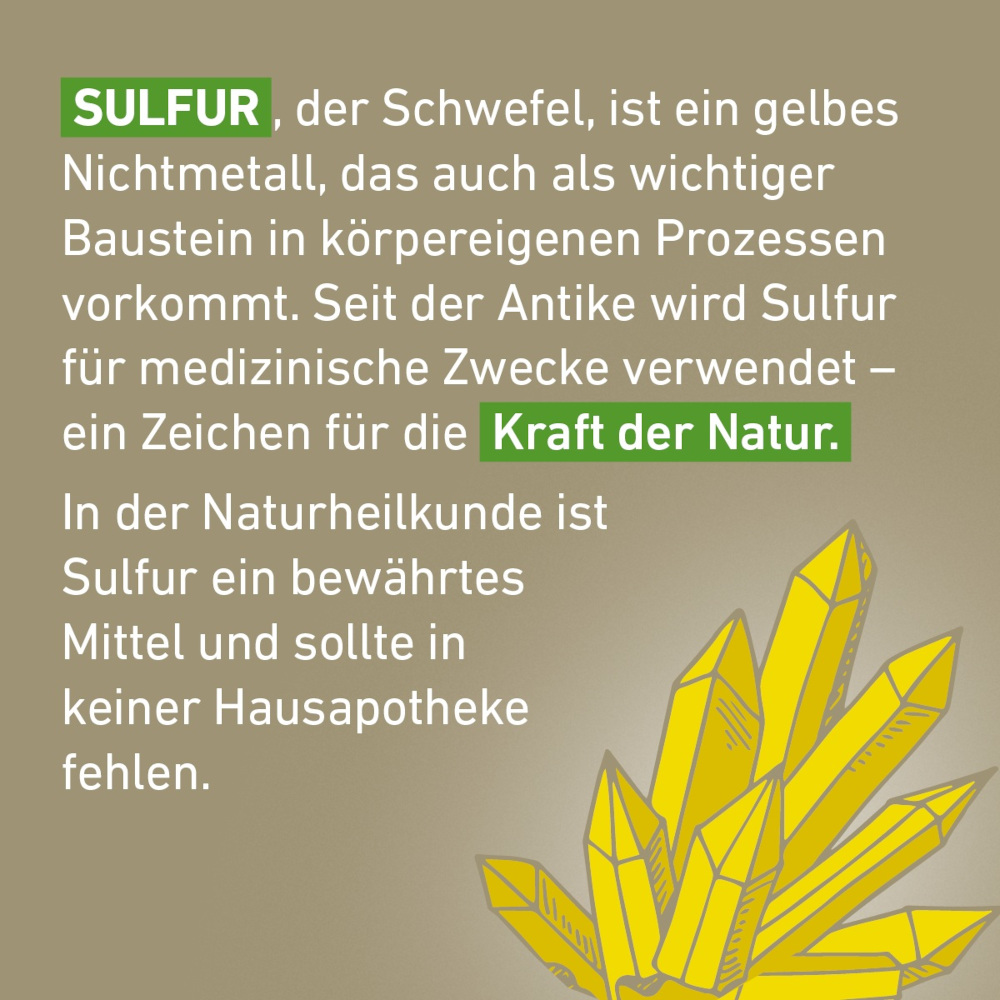 Sulfur C30 Globuli Pflüger 10 g Globuli