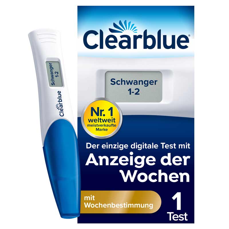 Clearblue Schwangerschaftstest Digital mit Worten & Wochenbestimmung 1er 1 St Test