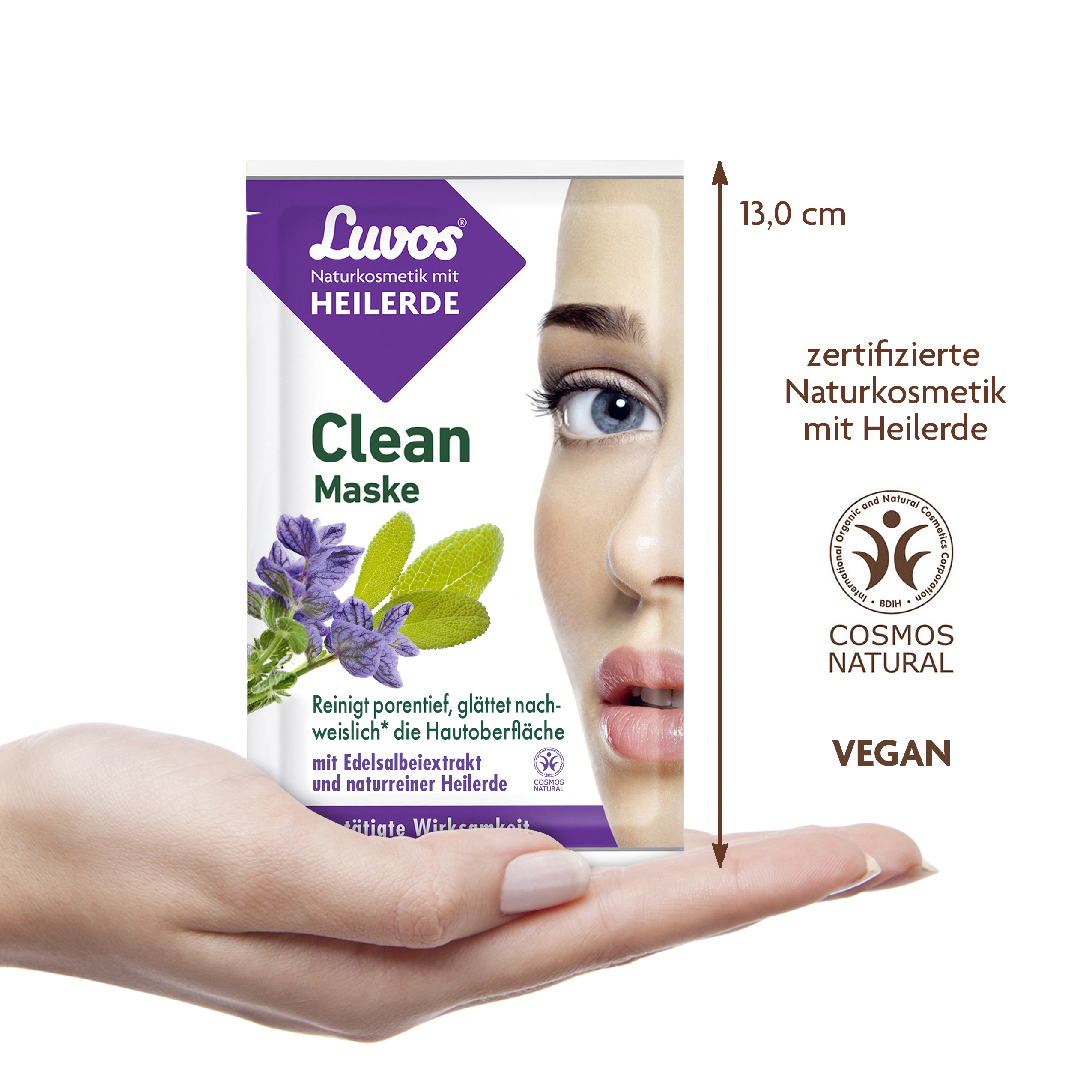 Luvos HEILERDE Clean Maske 2X7.5 ml Gesichtsmaske