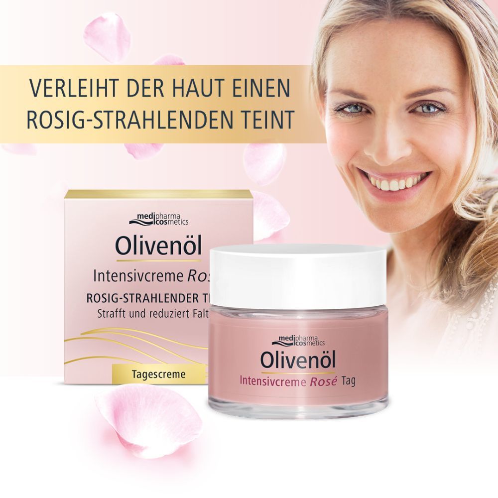 Olivenöl Intensivcreme Rosé Tagescreme 2X50 ml Tagescreme