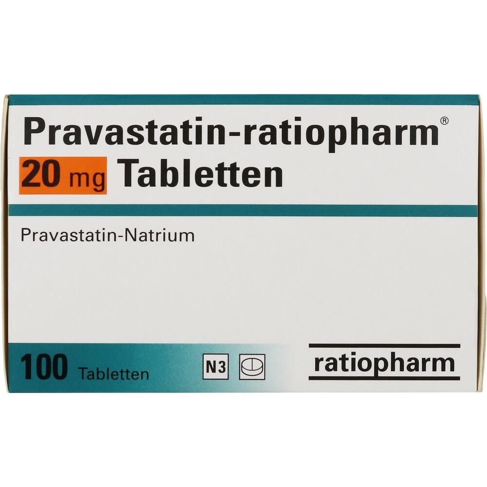 Pravastatin-ratiopharm 20mg 100 St Tabletten