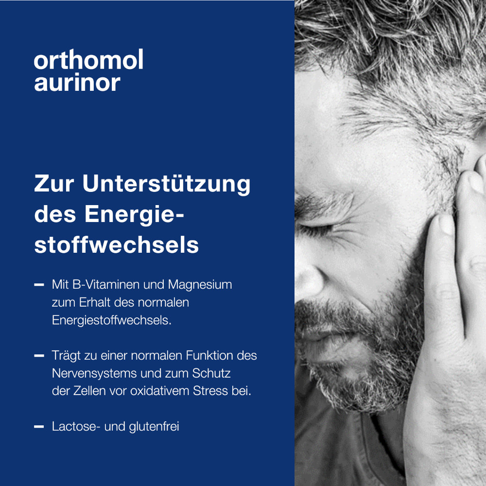 orthomol aurinor - mit Omega-3-Fettsäure, Vitamin C, Magnesium und Zink - Granulat/Kapseln