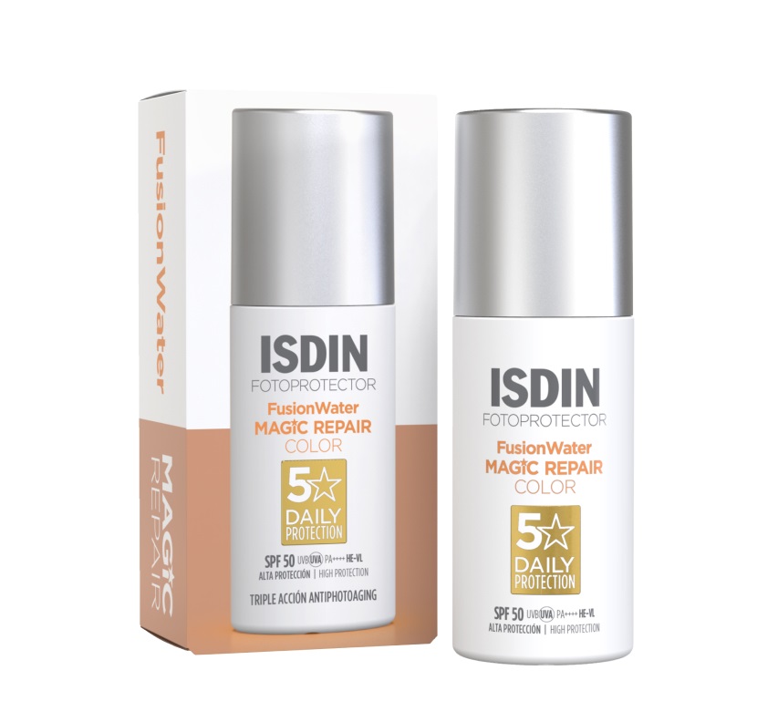 ISDIN Fotoprotector FusionWater MAGIC Repair Color LSF 50 50 ml Creme