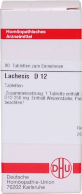 LACHESIS D 12  80 St Tabletten