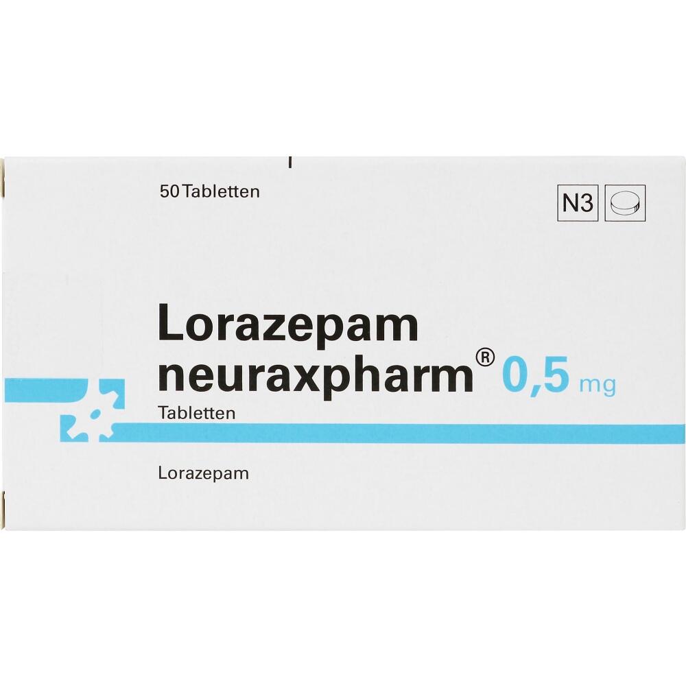 Lorazepam neuraxpharm 0,5 mg 50 St Tabletten