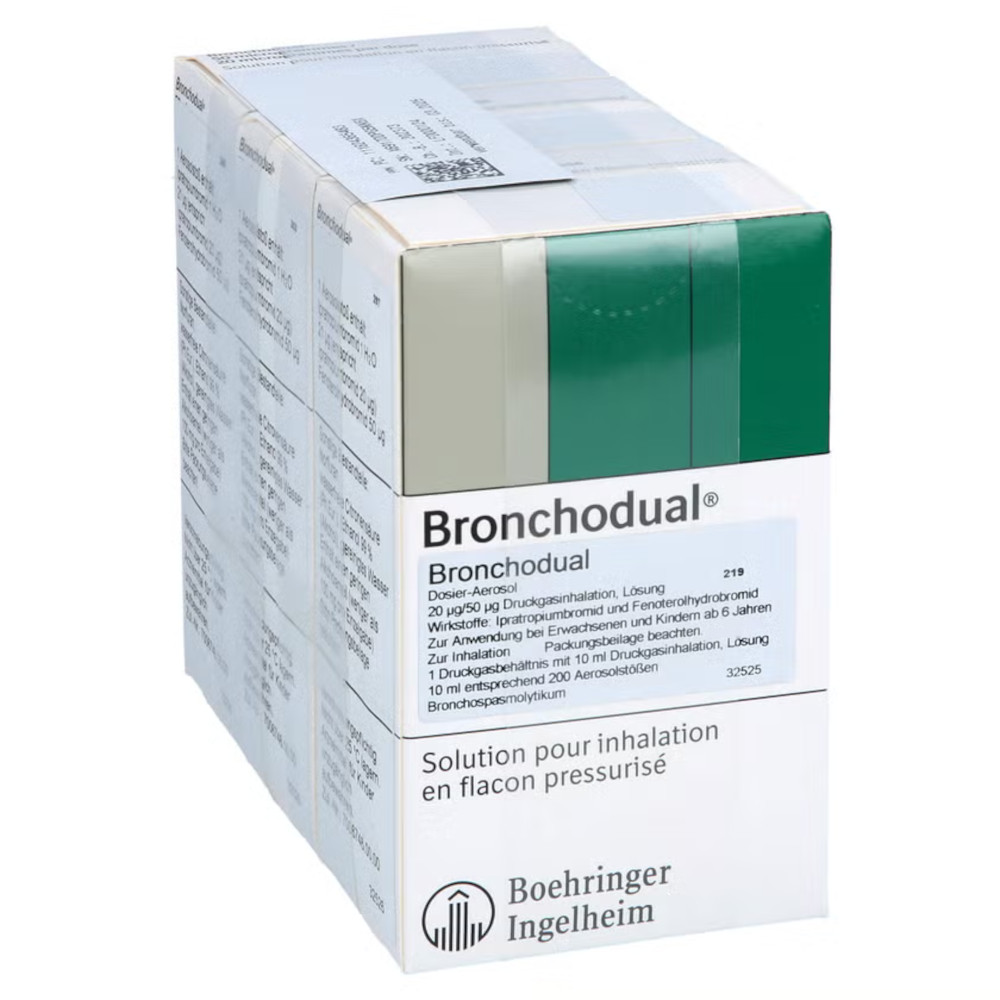 Bronchodual N DA 20 µg/50µ 3X10 ml Dosieraerosol