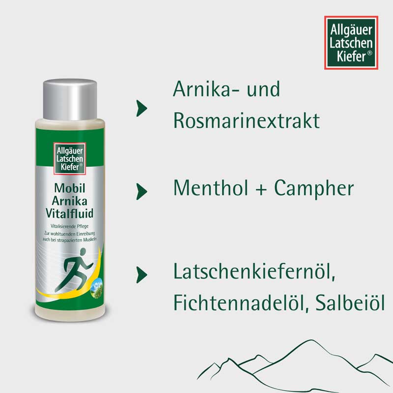 Allgäuer Latschen Kiefer Mobil Arnika Vital Fluid 250 ml Körperpflege
