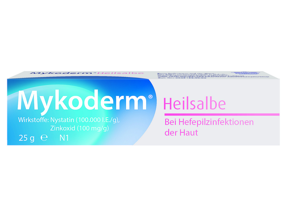 Mykoderm Heilsalbe Nystatin/Zinkoxid 25 g Salbe