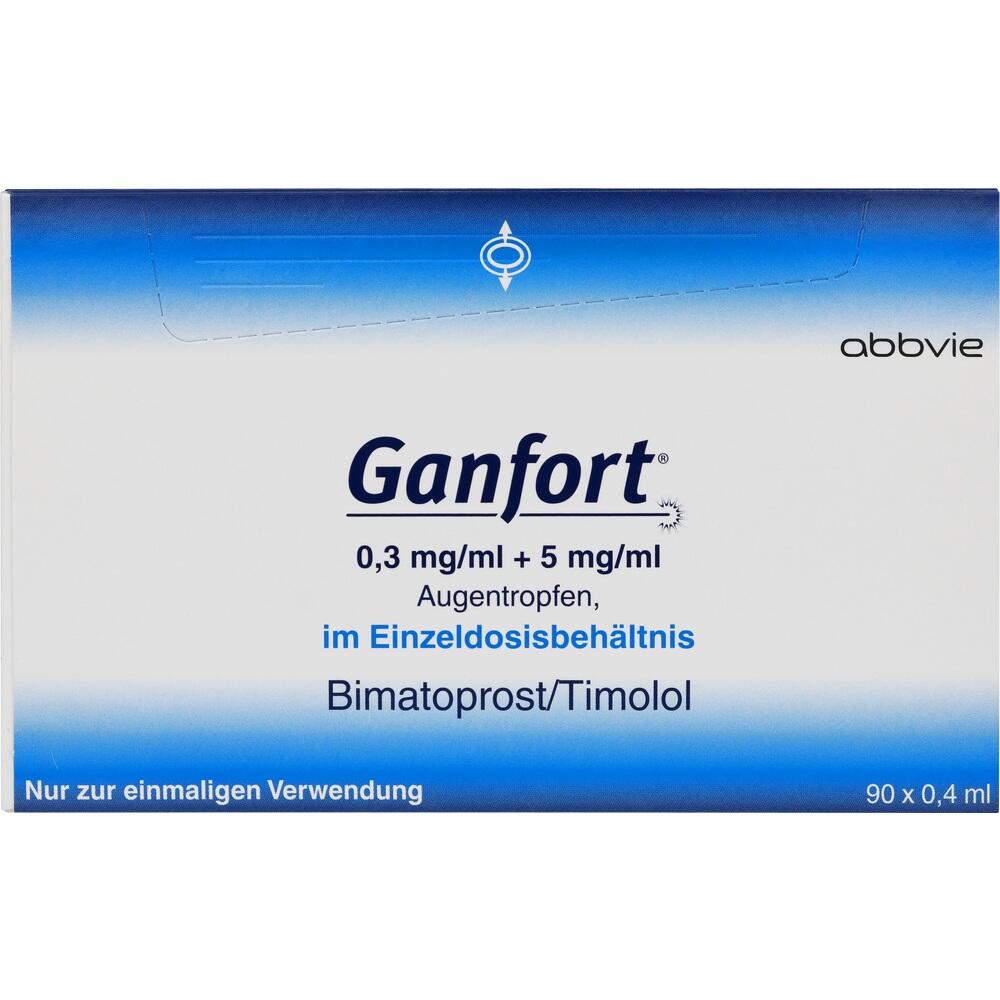 GANFORT 0,3mg/ml + 5mg/ml Augentropfen 90X0.4 ml Augentropfen