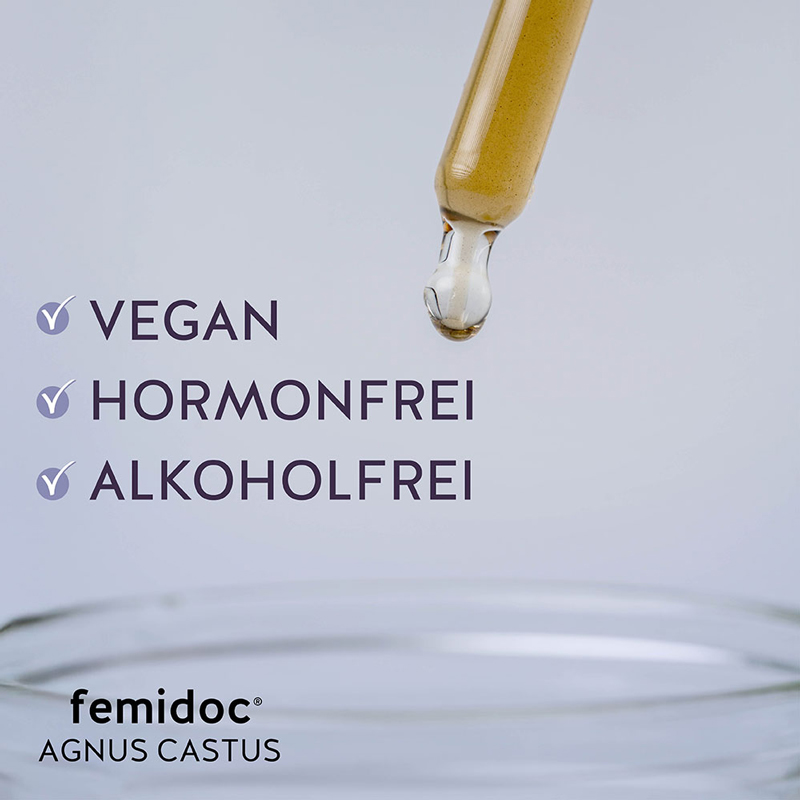 femidoc AGNUS CASTUS PMS TROPFEN 50 ml Tropfen zum Einnehmen