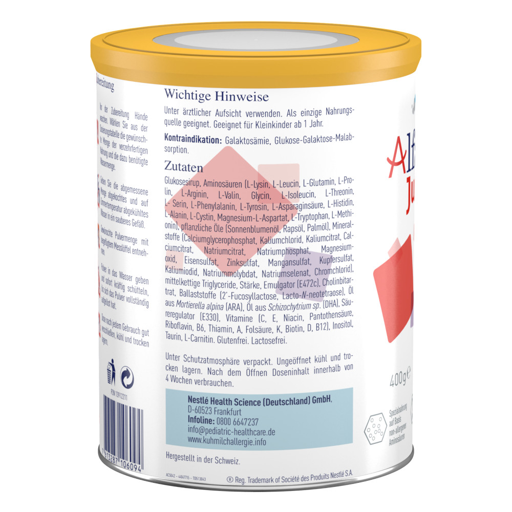 Nestle Alfamino Junior  6X400 g Pulver