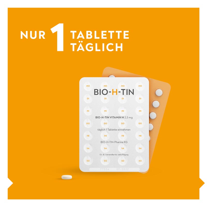 BIO-H-TIN VITAMIN H 2,5 mg 84 St Tabletten