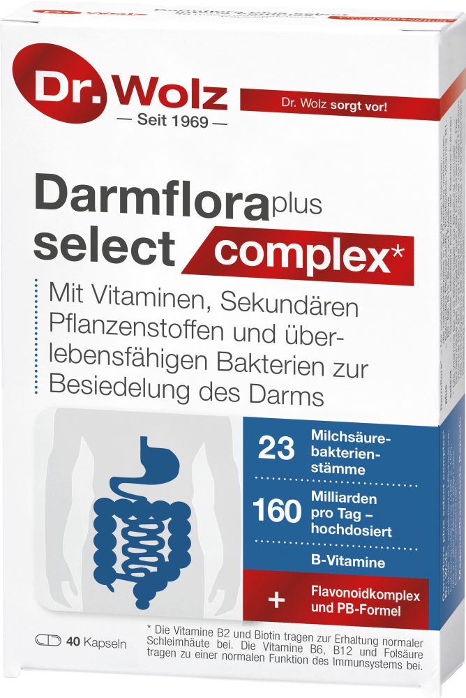 Darmflora plus select complex 40 St Kapseln magensaftresistent