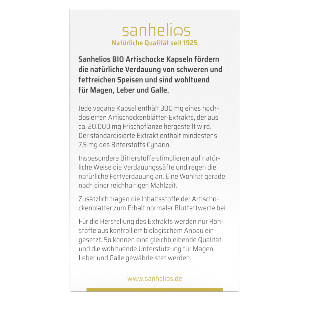 sanhelios complex Artischocke 100 St Kapseln