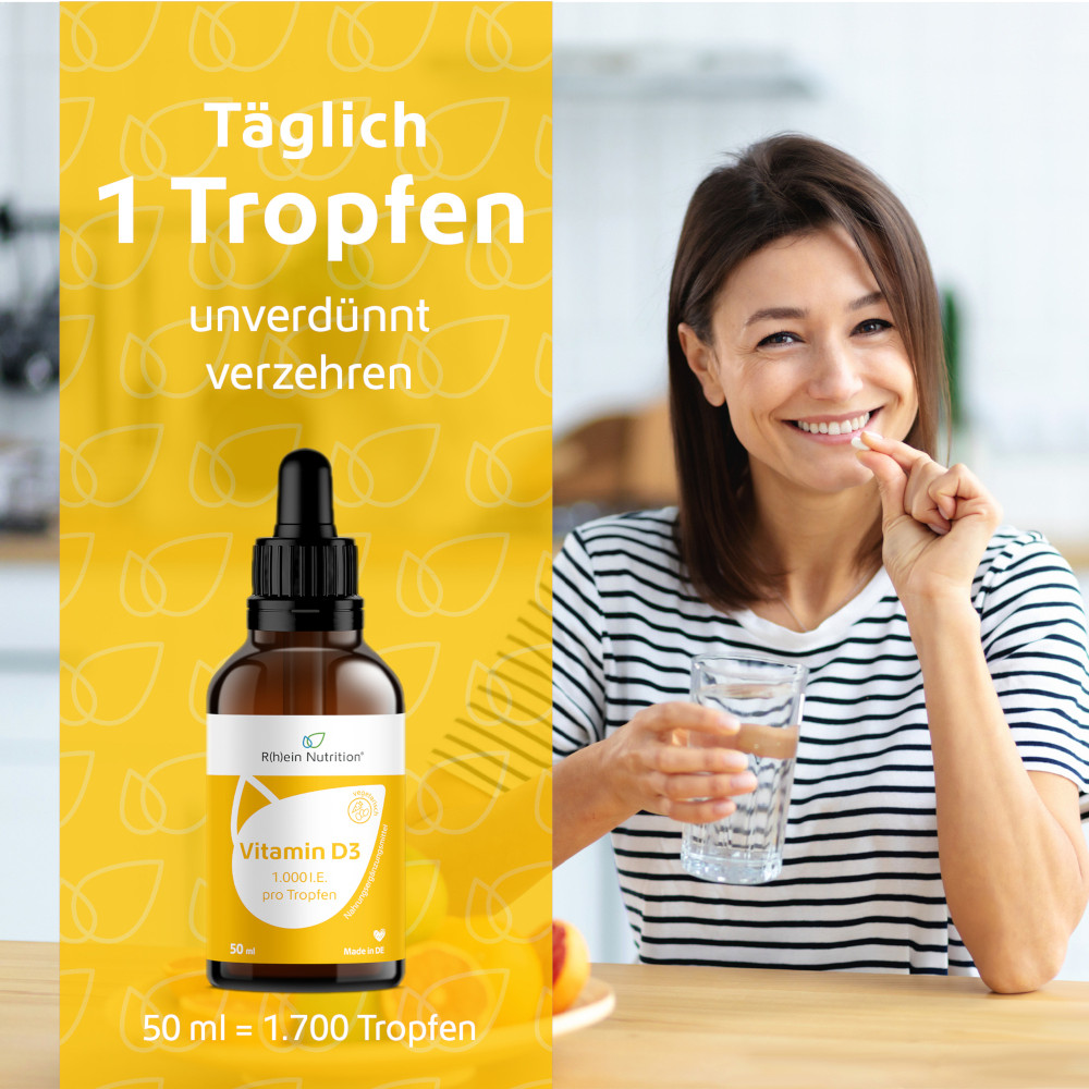 Vitamin D3 Tropfen 1.000 I.E.  50 ml Tropfen
