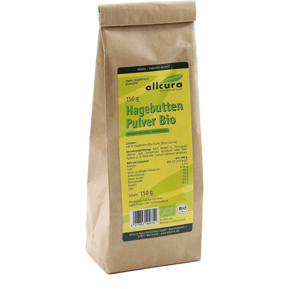 allcura Hagebutten Pulver Bio 150 g 150 g Pulver
