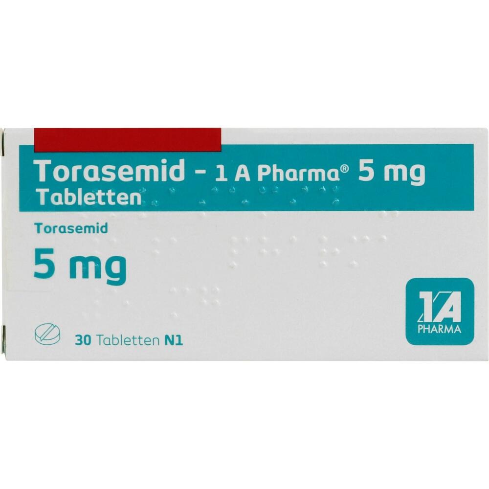 Torasemid-1 A Pharma 5mg 30 St Tabletten
