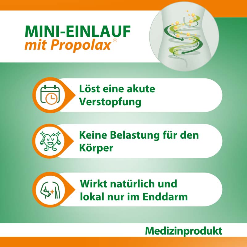 Bekunis MINI-EINLAUF mit Propolax 6 St Klistiere