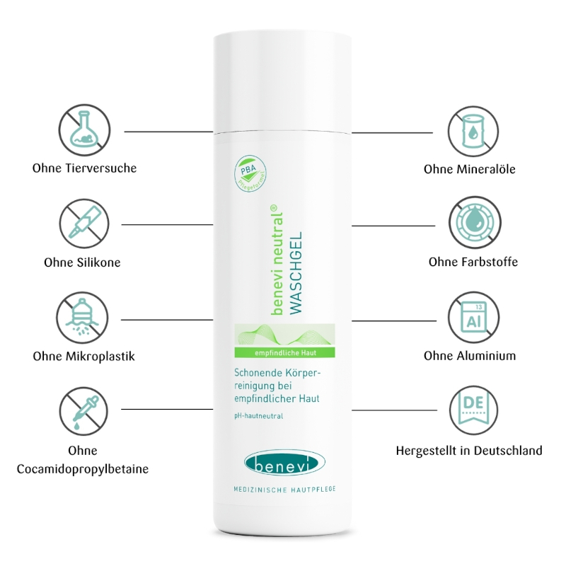 BENEVI Neutral Waschgel 200 ml Gel