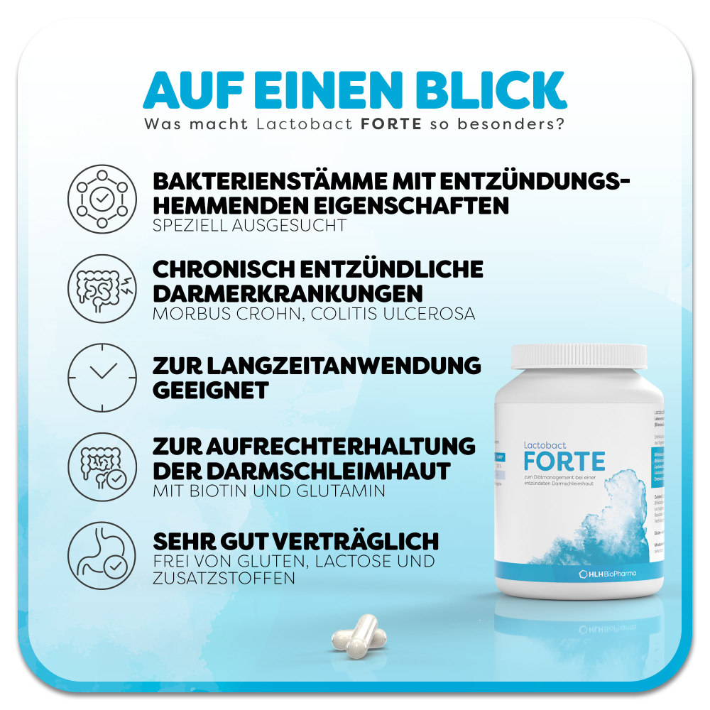 LACTOBACT Forte magensaftresistente Kapseln 300 St Kapseln magensaftresistent